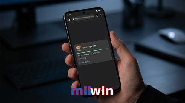 Main screen of Milwin apk page for PK players